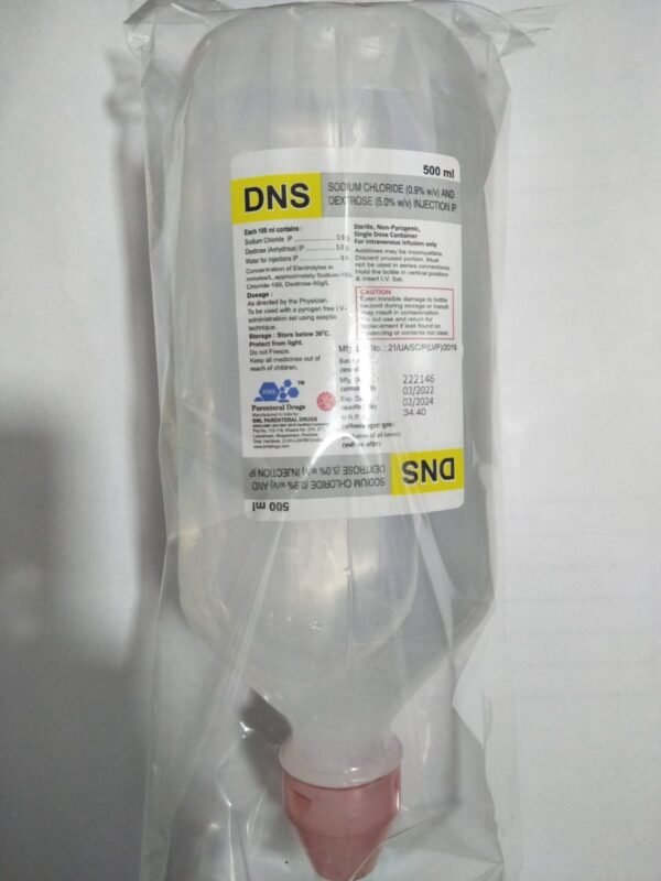DNS 500ml Buy Sodium Chloride And Dextrose Injection Saturn 